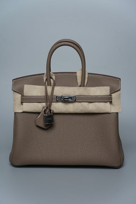 Hermes Birkin 25 Etoupe Togo Phw (Brand New)