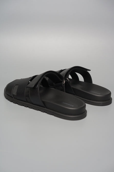 Hermes Chypre Sandals in Black Size 42 (Brand New)