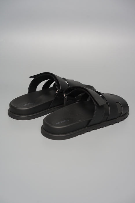 Hermes Chypre Sandals in Black Size 42 (Brand New)