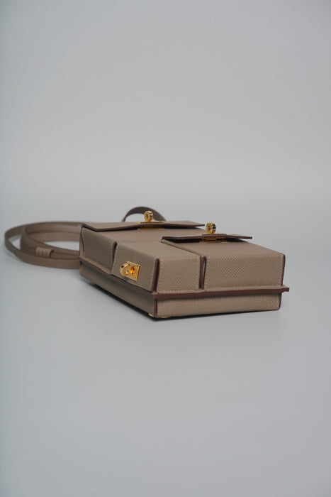 Hermes Kelly Multi Pocket Epsom in Etoupe Ghw (Brand New)