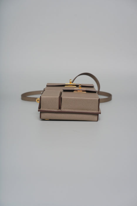 Hermes Kelly Multi Pocket Epsom in Etoupe Ghw (Brand New)