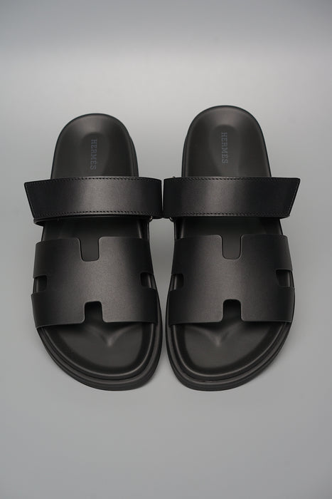 Hermes Chypre Sandals in Black Size 42 (Brand New)