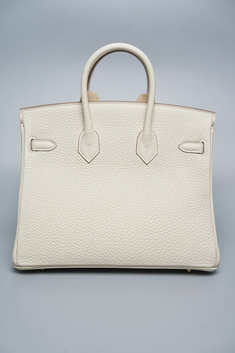 Hermes Birkin 25 in Craie Togo Ghw (Brand New)