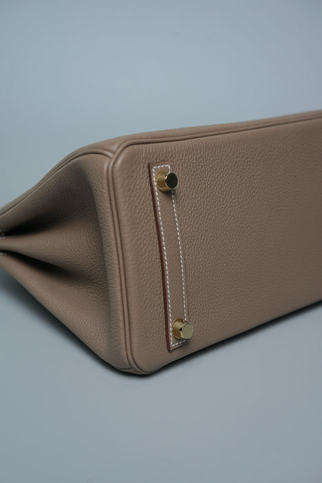 Hermes Birkin 25 in Etoupe Togo Ghw (Brand New)