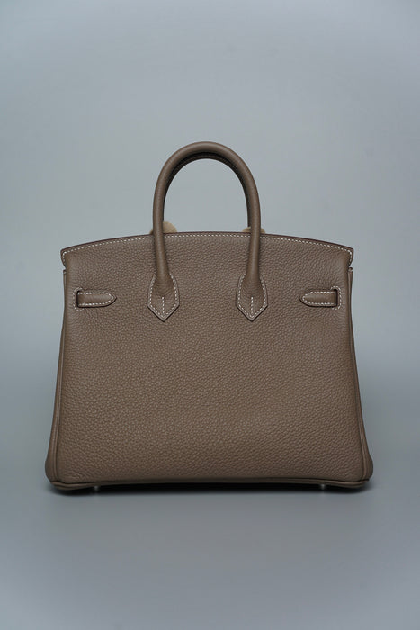 Hermes Birkin 25 Etoupe Togo Phw (Brand New)