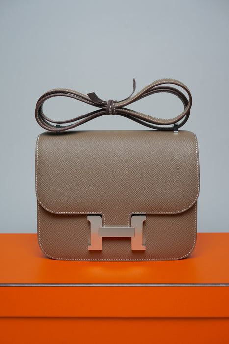 Hermes Constance 18 in Etoupe Epsom Phw (Brand New)
