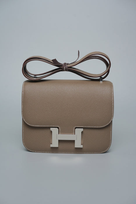 Hermes Constance 18 in Etoupe Epsom Phw (Brand New)
