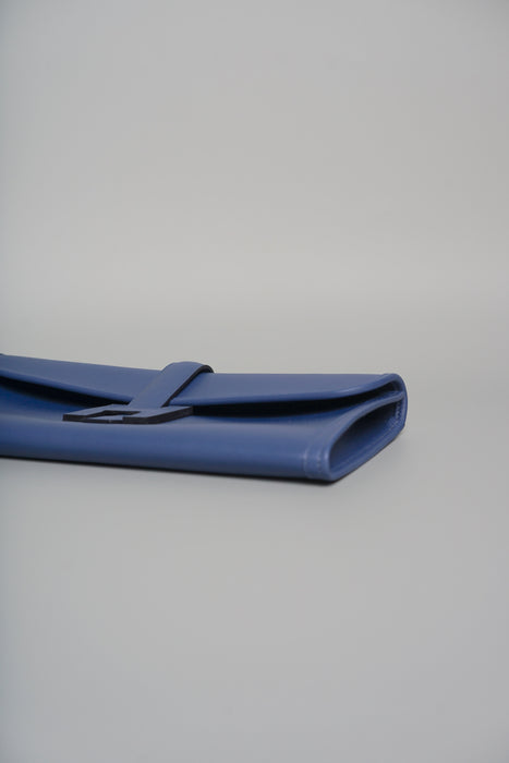 Hermes Jige Elan 29 Clutch in Blue Swift (Brand New)