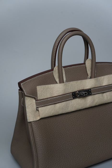 Hermes Birkin 25 Etoupe Togo Phw (Brand New)