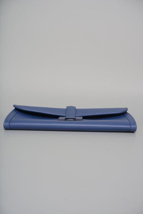 Hermes Jige Elan 29 Clutch in Blue Swift (Brand New)