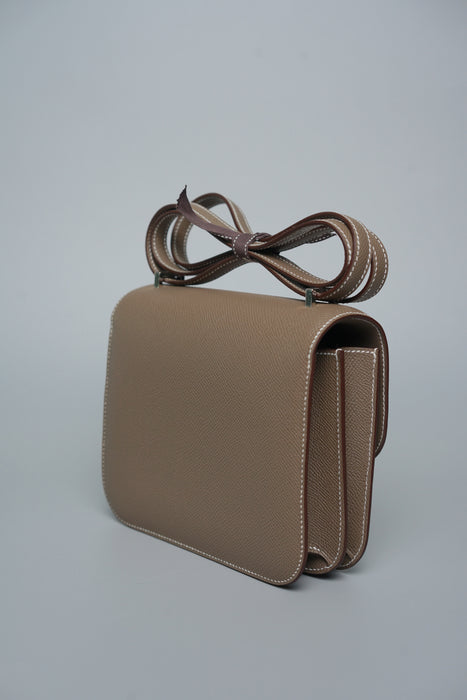 Hermes Constance 18 in Etoupe Epsom Phw (Brand New)
