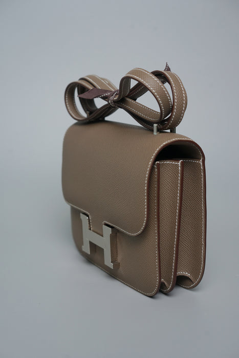 Hermes Constance 18 in Etoupe Epsom Phw (Brand New)