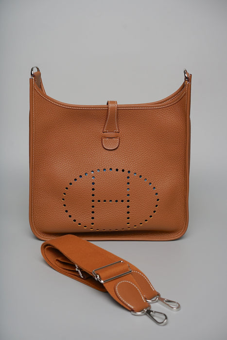 Hermes Evelyne 29 in Gold Phw
