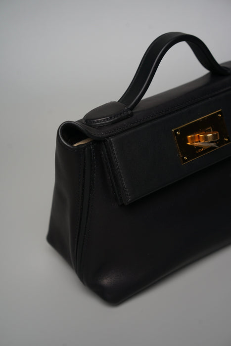 Hermes 2424 Mini in Black Ghw (Brand New)