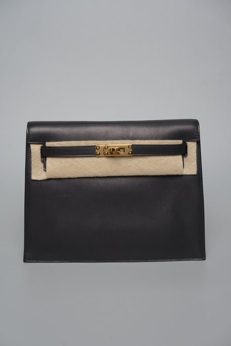 Hermes Kelly Danse in Noir Volupto Ghw (Brand New)