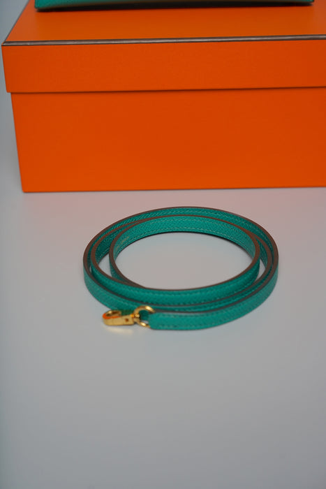 Hermes Kelly 20 in Vert Jade Epsom Ghw