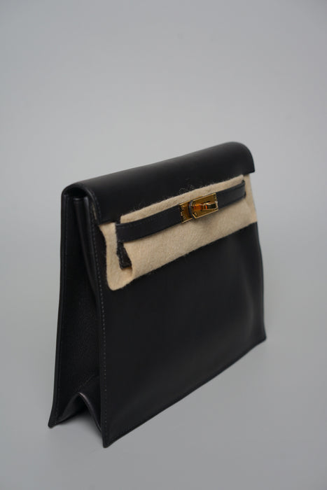 Hermes Kelly Danse in Noir Volupto Ghw (Brand New)