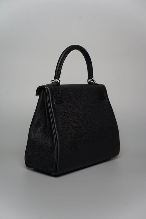 Hermes Kelly Retourne 25 in Noir Togo Phw (Brand New)