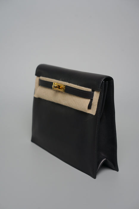 Hermes Kelly Danse in Noir Volupto Ghw (Brand New)