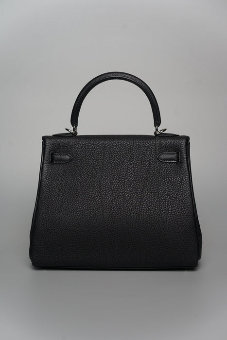 Hermes Kelly Retourne 25 in Noir Togo Phw (Brand New)