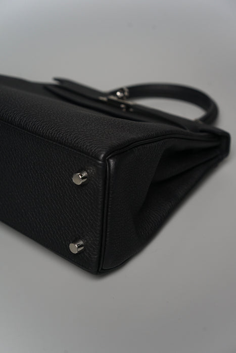 Hermes Kelly Retourne 25 in Noir Togo Phw (Brand New)