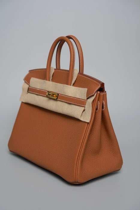 Hermes Birkin 25 in Gold Togo Ghw (Brand New)