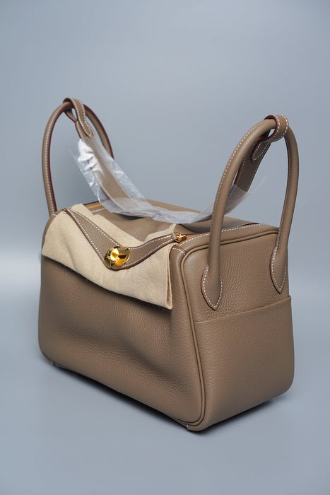 Hermes Lindy 26 in Etoupe Ghw (Brand New)