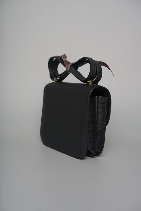 Hermes Constance 18 in Noir Epsom Bghw (Brand New)