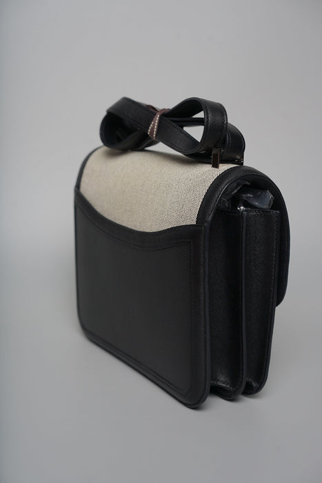 Hermes Constance 24 Toile in Noir Swift Phw