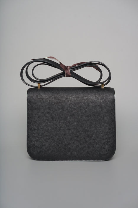 Hermes Constance 18 in Noir Epsom Bghw (Brand New)