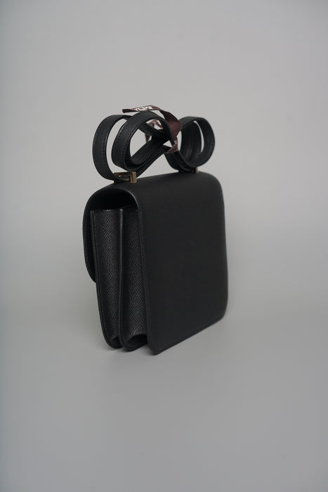 Hermes Constance 18 in Noir Epsom Bghw (Brand New)