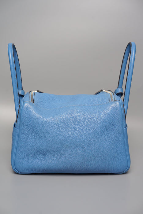 Hermes Lindy 26 in Blue Paradis Phw