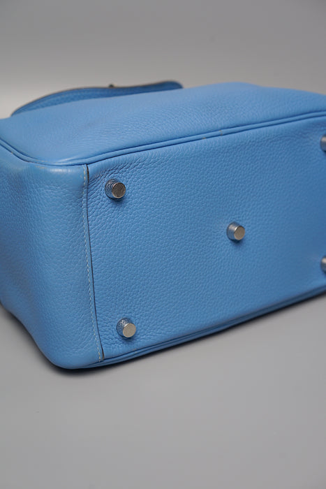 Hermes Lindy 26 in Blue Paradis Phw