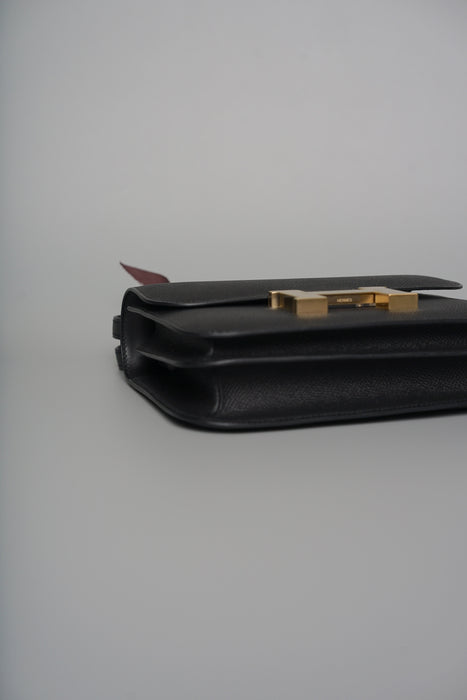 Hermes Constance 18 in Noir Epsom Bghw (Brand New)