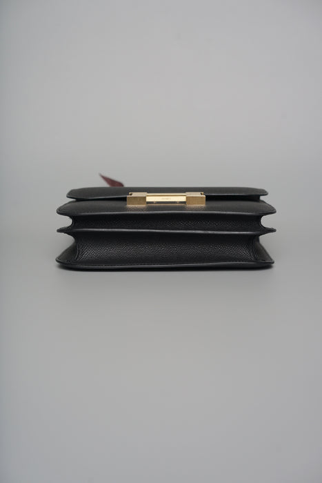 Hermes Constance 18 in Noir Epsom Bghw (Brand New)