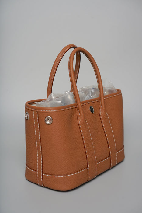 Hermes Mini Garden Party 23 in Gold Phw (Brand New)