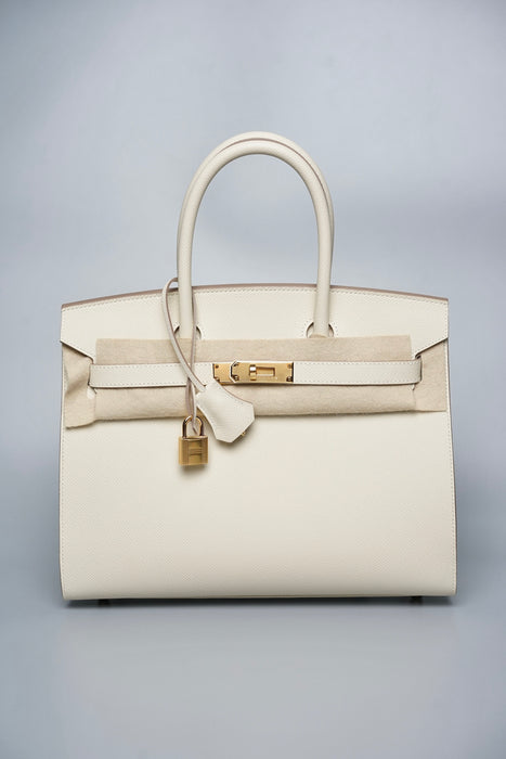 Hermes Birkin 30 Sellier in Craie Ghw