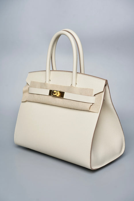 Hermes Birkin 30 Sellier in Craie Ghw