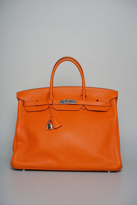 Hermes Birkin 40 in Orange Togo Phw