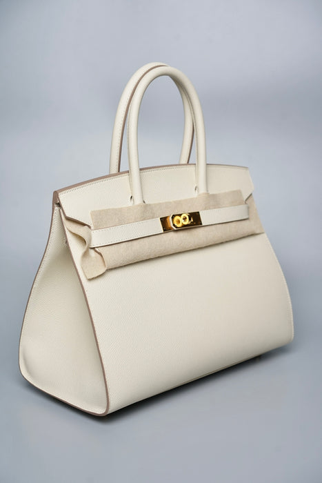 Hermes Birkin 30 Sellier in Craie Ghw