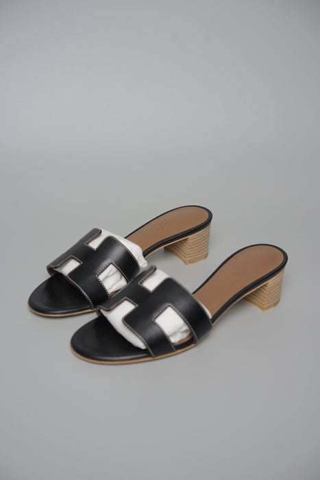 Hermes Oasis Sandals in Noir Size 37 (Brand New)
