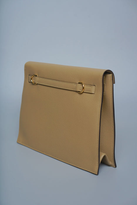 Hermes Kelly Danse in Poussiere Evercolor Ghw (Brand New)