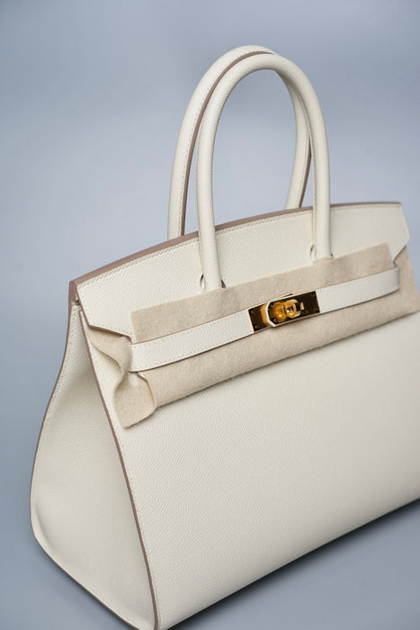 Hermes Birkin 30 Sellier in Craie Ghw