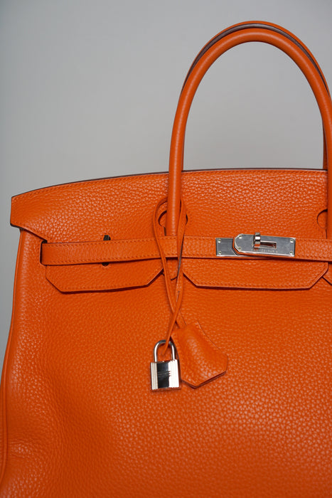 Hermes Birkin 40 in Orange Togo Phw