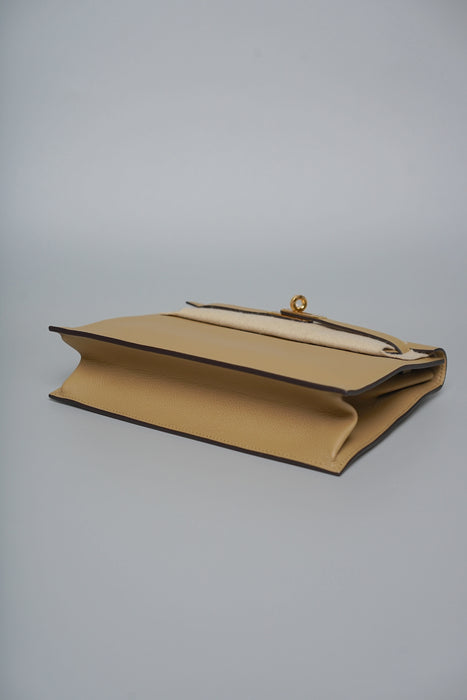 Hermes Kelly Danse in Poussiere Evercolor Ghw (Brand New)