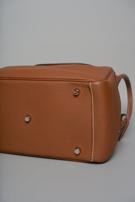 Hermes Lindy 30 in Gold Clemence Phw