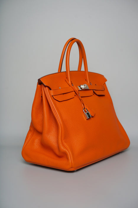 Hermes Birkin 40 in Orange Togo Phw