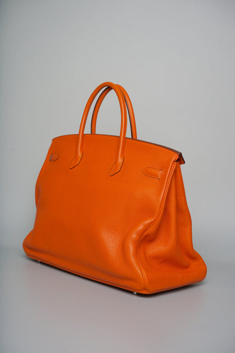Hermes Birkin 40 in Orange Togo Phw