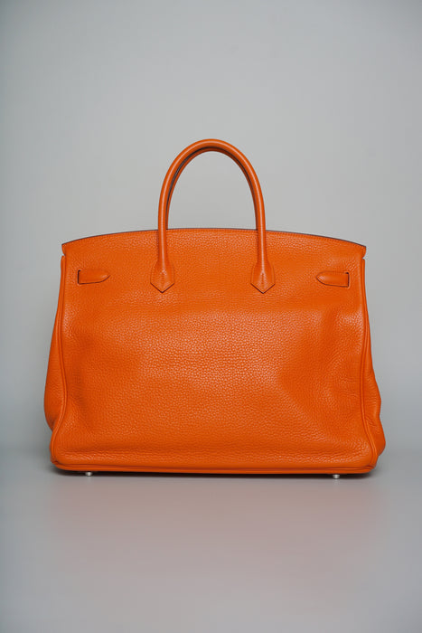 Hermes Birkin 40 in Orange Togo Phw