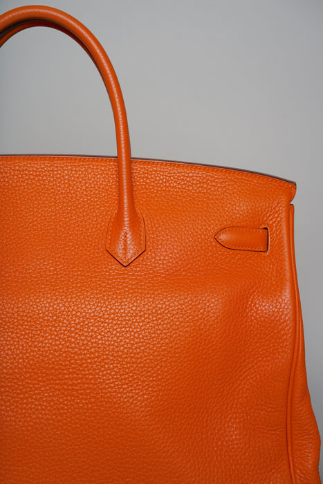 Hermes Birkin 40 in Orange Togo Phw